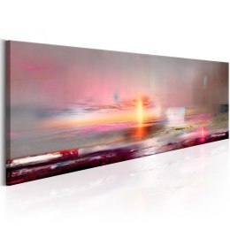 Obraz 150 x 50 cm - Różowa plaża