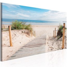 Obraz 150 x 50 cm - Zachwycająca plaża
