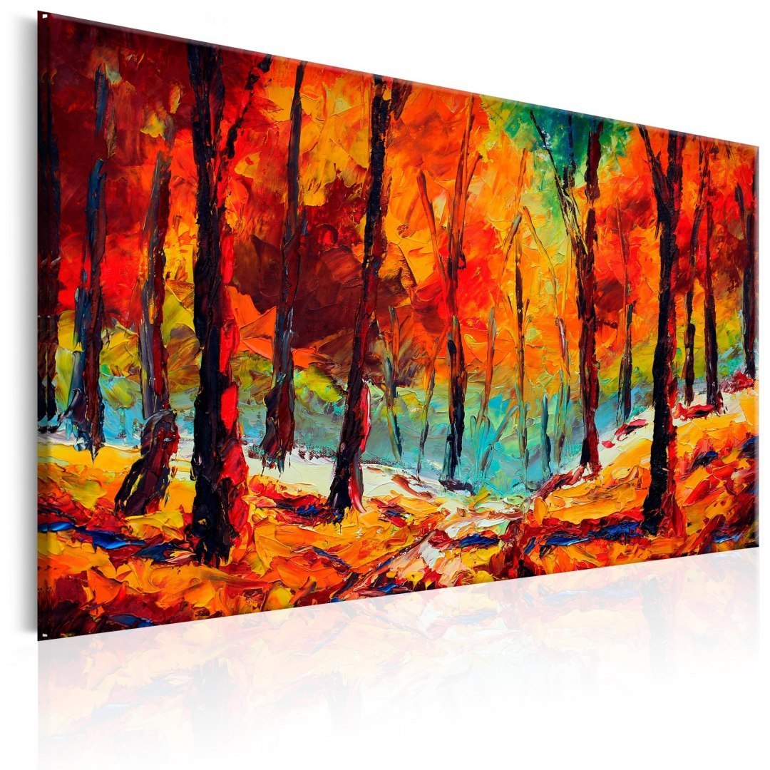 Obraz malowany - Artystyczna jesień Obraz malowany - Artystyczna jesień