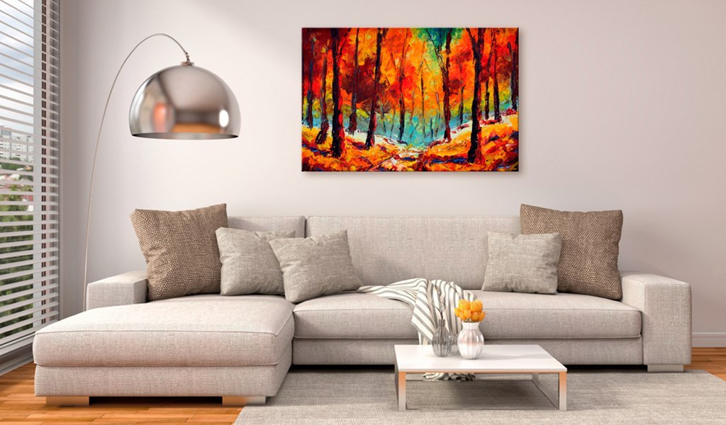 Obraz malowany - Artystyczna jesień Obraz malowany - Artystyczna jesień