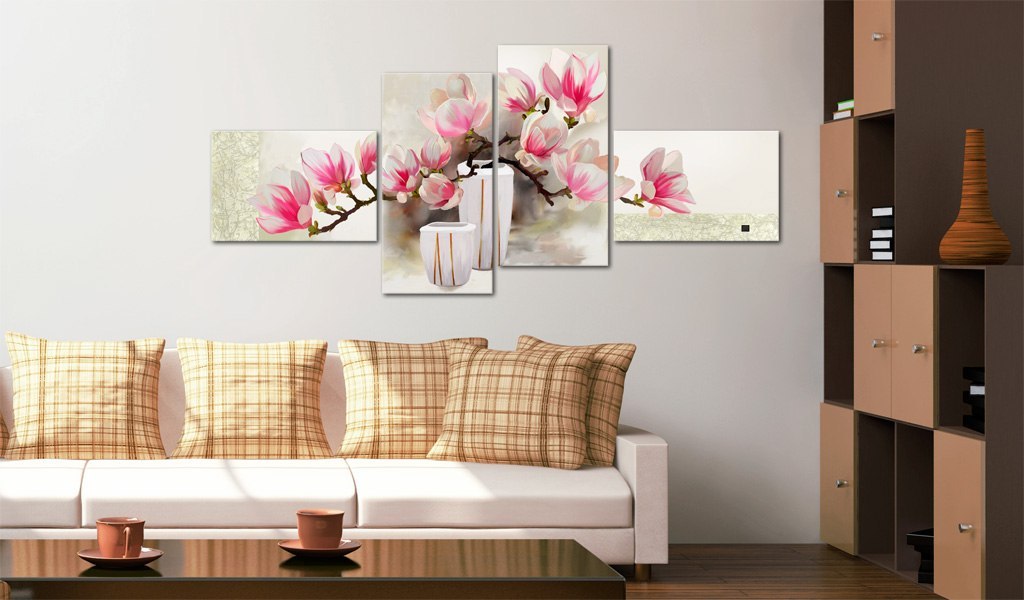 Obraz malowany - Zapach magnolii Obraz malowany - Zapach magnolii