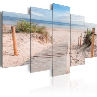 Obraz 5-częściowy - Plaża i morze
