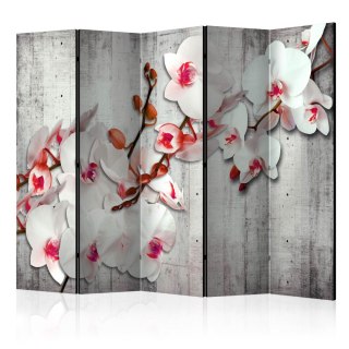 Parawan 5-częściowy - Betonowa orchidea II 