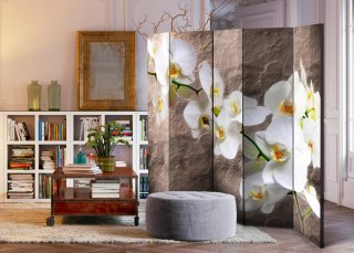 Parawan 5-częściowy - Nieskazitelność orchidei II 