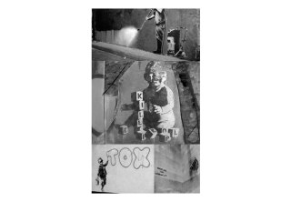 Tapeta na ścianę 10 m - Banksy - szary kolaż
