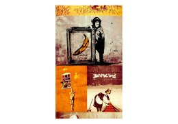 Tapeta na ścianę 10 m - Kolaż - Banksy