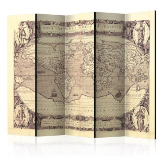Parawan 5-częściowy - Nova Universi Orbis Descriptio 