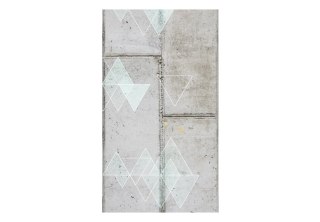 Tapeta na ścianę 10 m - Beton i trójkąty