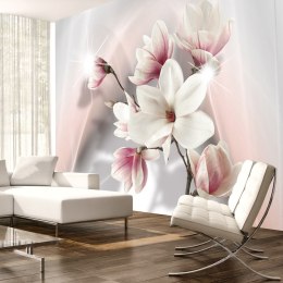 Fototapeta - Białe magnolie, róż, 3D