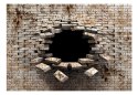 Fototapeta - Dziura w murze 3D iluzja