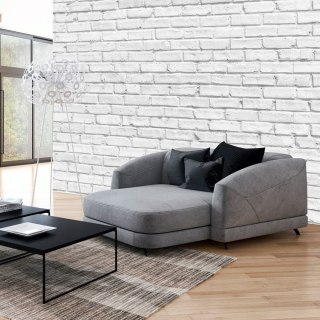 Fototapeta - Biała ceglana ściana
