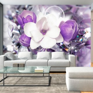 Fototapeta - Fioletowe Kwiaty 3D