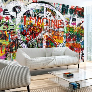 Fototapeta - Graffiti Pacyfka, Loft