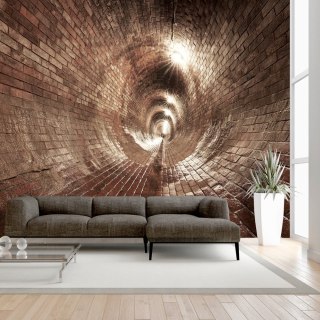 Fototapeta - Podziemny tunel 3D cegły