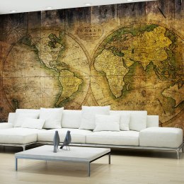 Fototapeta - Staromodna Mapa Świata
