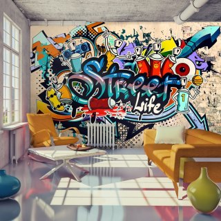 Fototapeta - Street Life, graffiti