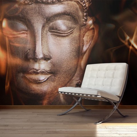 Fototapeta - Buddha. Fire of meditation. Fototapeta - Buddha. Fire of meditation.