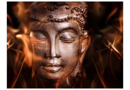 Fototapeta - Buddha. Fire of meditation.