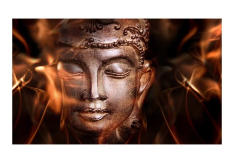 Fototapeta - Buddha. Fire of meditation. Fototapeta - Buddha. Fire of meditation.