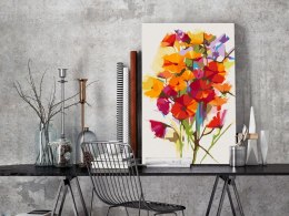 Obraz do samodzielnego malowania - Kwiaty lata