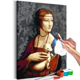 Obraz do samodzielnego malowania - Dama z łasiczką
