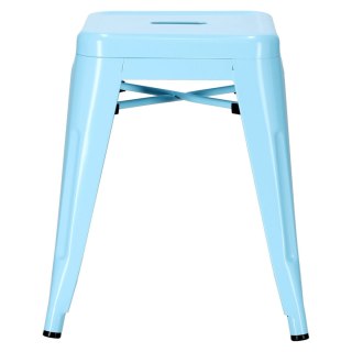 Metalowy Taboret ArtPro niebieski INDUSTRIAL