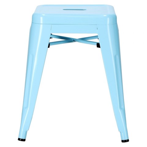 Metalowy Taboret ArtPro niebieski INDUSTRIAL