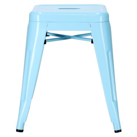 Metalowy Taboret ArtPro niebieski INDUSTRIAL