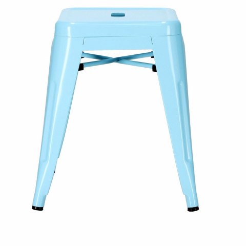Metalowy Taboret ArtPro niebieski INDUSTRIAL