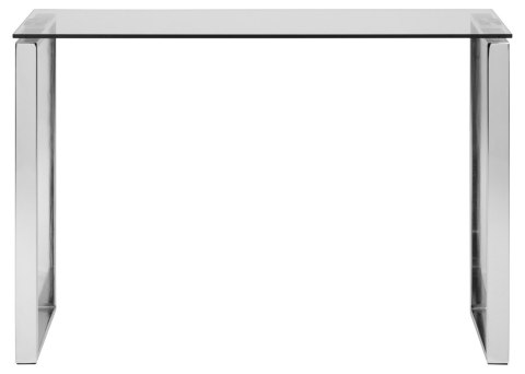 KONSOLA LUCENTE, STOLIK DO SALONU, KAWOWY, ŁAWA, SZKLANA, CHROM, GLAMOUR