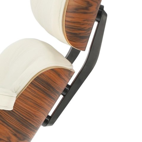 FOTEL WYPOCZYNKOWY VELOCE Z PODNÓŻKIEM, DO SALONU, CZARNY, STYL, WYGODNY