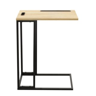 Stolik boczny Stand, CZARNY METAL, LOFT, PROSTY