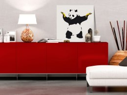 Obraz do samodzielnego malowania - Panda z bananami