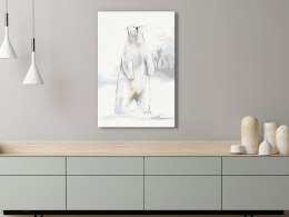 Obraz do samodzielnego malowania - Ciekawski niedźwiedź