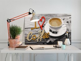 Obraz do samodzielnego malowania - Kocham kawę