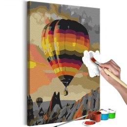 Obraz do samodzielnego malowania - Kolorowy balon
