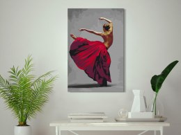 Obraz do samodzielnego malowania - Red Skirt