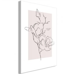 Obraz - Kremowa magnolia (1-cześciowy) pionowy
