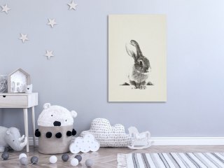 Obraz - Puszysty króliczek pionowy