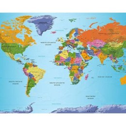 FOTOTAPETA 500x280 +KLEJ, Mapa świata Polityczna
