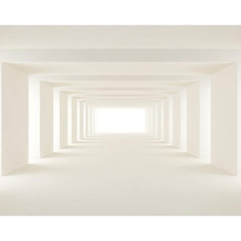 Fototapeta - W stronę światła tunel 3D