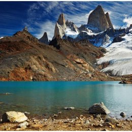 Fototapeta - Góry, jezioro, Patagonia