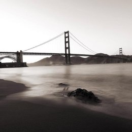 Fototapeta - Most Golden Gate, szary