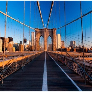 Fototapeta - Most na Manhattan, NY