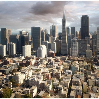 Fototapeta - W chmurach San Francisco