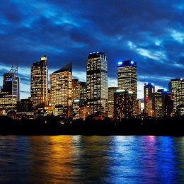 Fototapeta - Wieczorne Sydney, zatoka