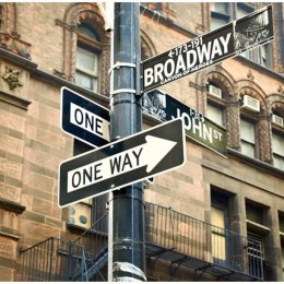 Fototapeta - Znaki drogowe, Broadway