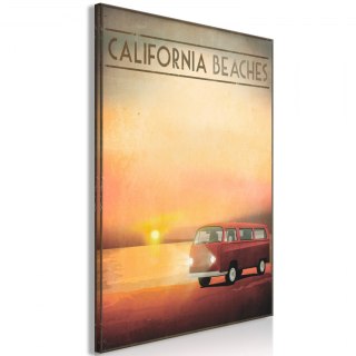 Obraz - California Beaches pionowy