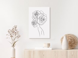 Obraz - Fantazyjne róże (1-częściowy) pionowy
