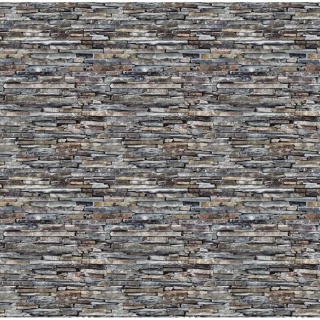 Fototapeta - Szary, kamienny mur